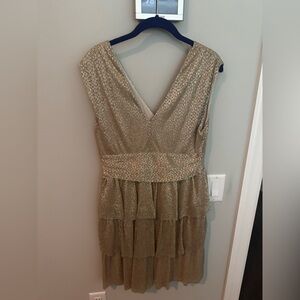 Lilly Pulitzer Gold Metallic Dress